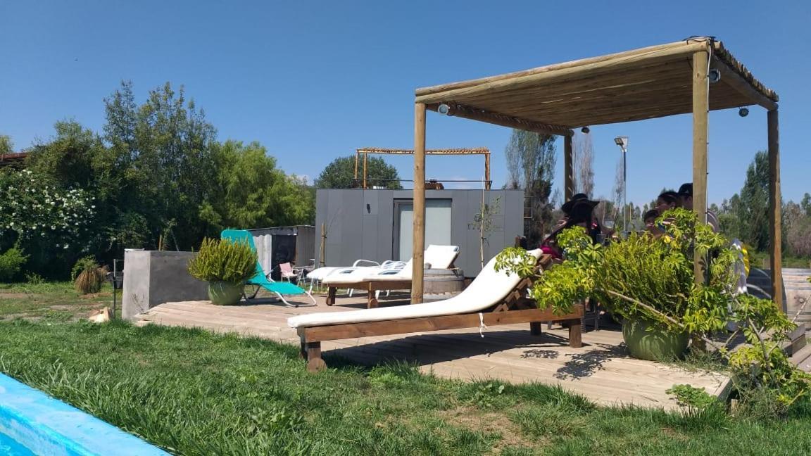 شقة سانتا كروز  في Tiny Colchagua Cabanas Y Padel المظهر الخارجي الصورة
