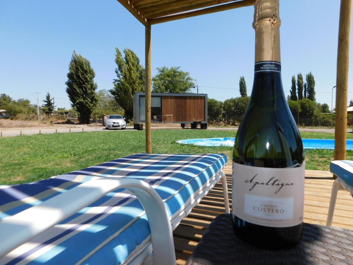 شقة سانتا كروز  في Tiny Colchagua Cabanas Y Padel المظهر الخارجي الصورة